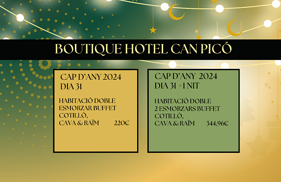 NEW YEAR 2024 with Boutique Hotel Can Picó
