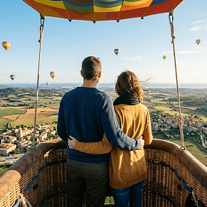 ESCAPADA CON VUELO EN GLOBO POR EL AMPURDÁN