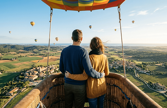 ESCAPADA CON VUELO EN GLOBO POR EL AMPURDÁN